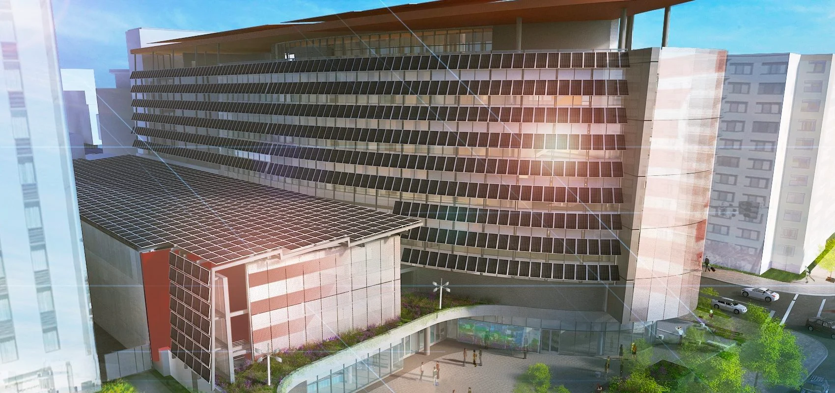 Solar Walls - Unisphere Office